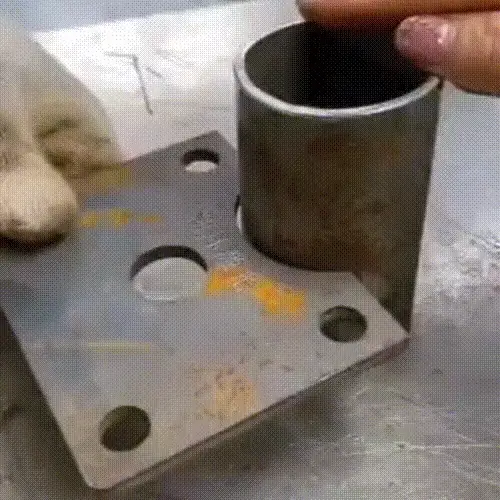 Máquina de Solda em ação